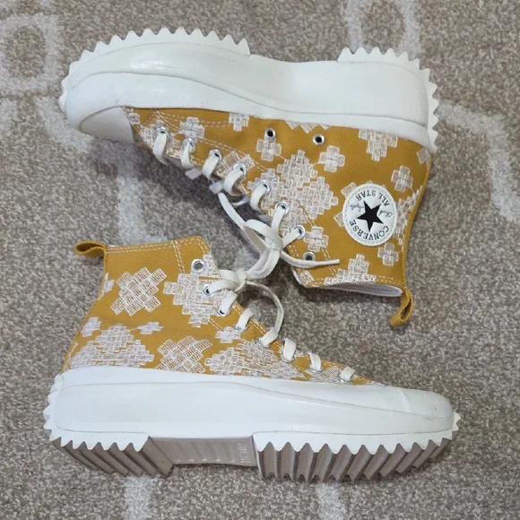 Converse Run Hike Platform Tonal Embroidery Sneakers - Size 10 (Womens) - Picture 6 of 12